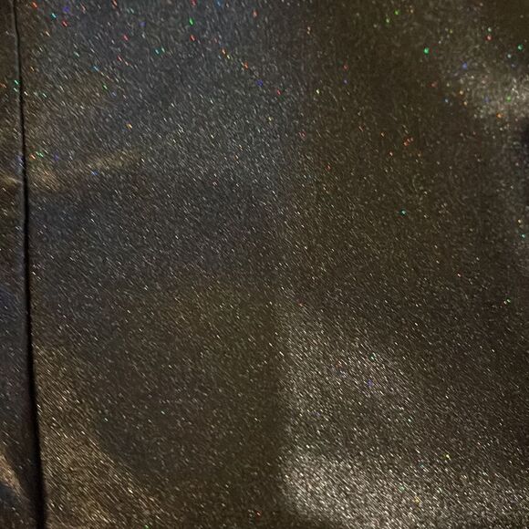 Versona Contemporary Black Faux Leather Sparkle Leggings Size 12 - Picture 13 of 16